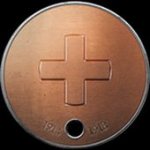 Battlefield 1 Medic Recruit Dog Tag - Front