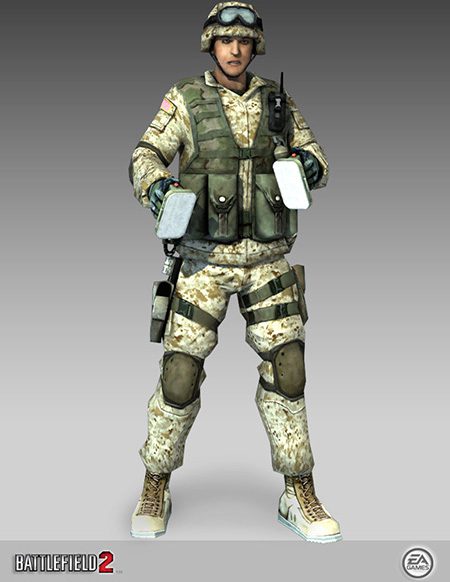 Battlefield 2 Medic Class - USA