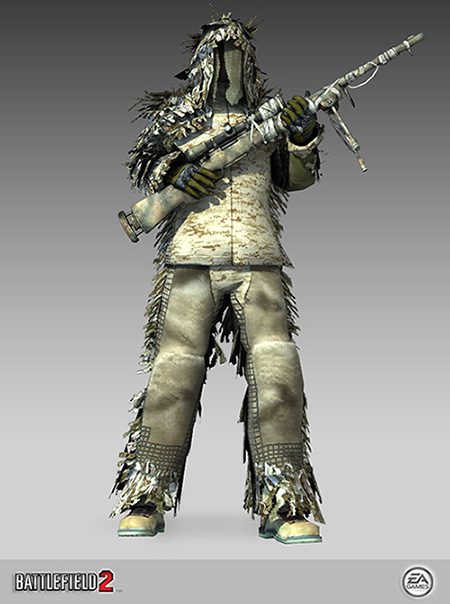 Battlefield 2 Sniper Class - USA