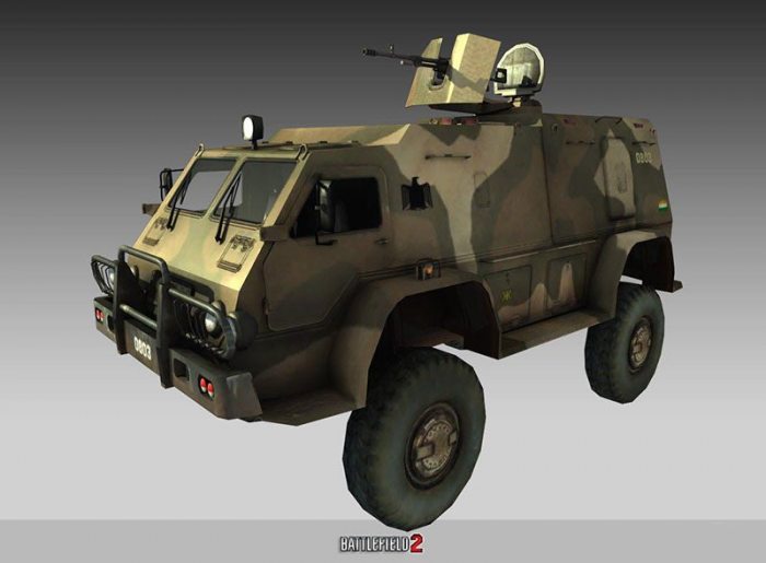 Battlefield 2 GAZ 39371 Vodnik - Armored Vehicle