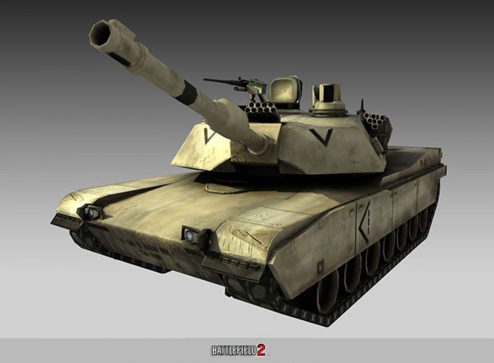 Battlefield 2 M1A2 Abrams (Main Battle Tank - USA)