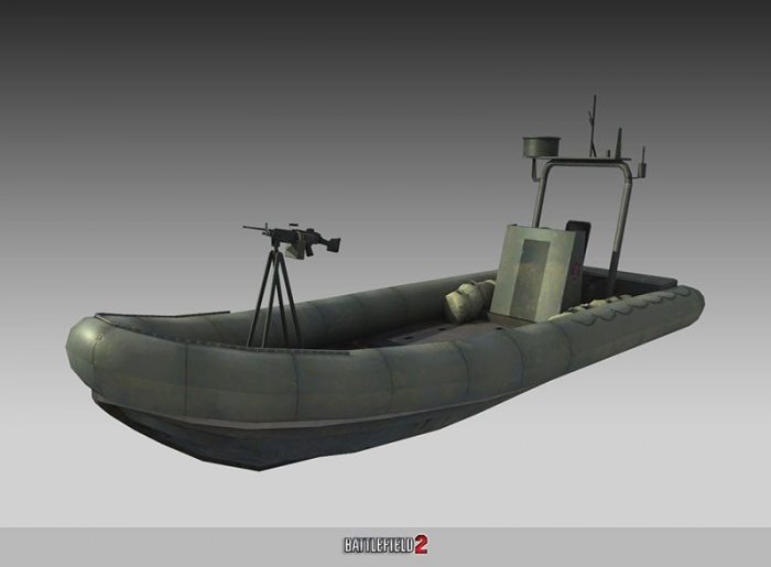 Battlefield 2 Rigid Inflatable Boat - RIB