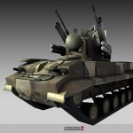Battlefield 2 Tunguska M1 - AA Vehicle