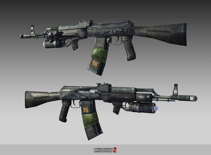 Battlefield 2 AK-101 (Assault Rifle)