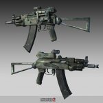 Battlefield 2 AKS-74U (Carbine)