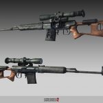 Battlefield 2 SVD Sniper Rifle