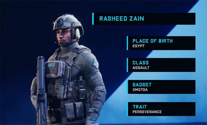 Battlefield 2042 Rasheed Zain - Assault Specialist #3
