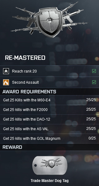 Battlefield 4 Re-mastered Assignment