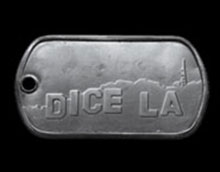 Battlefield 4 Dice LA Dog Tag