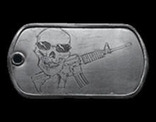Battlefield 4 Assault Rifle Medal Dog Tag