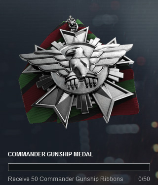 Battlefield 4 Commander Gunship Medal