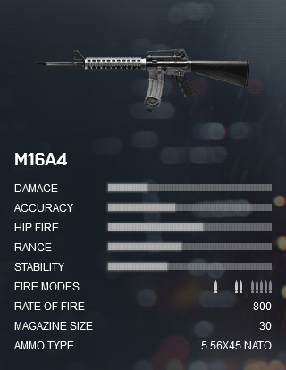 Battlefield 4 M16A4