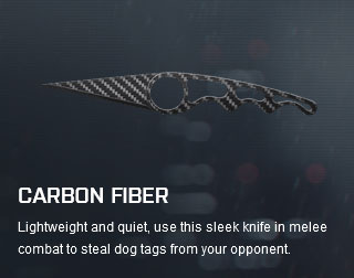 Battlefield 4 Carbon Fiber Knife