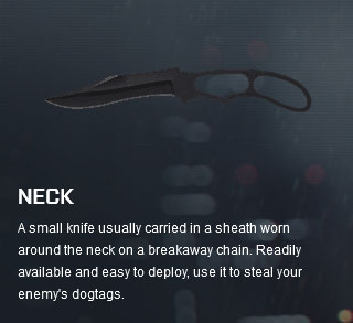 Battlefield 4 Neck Knife