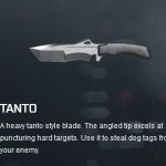 Battlefield 4 Tanto Knife