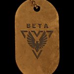 Battlefield V Tides of War Beta Veteran Dog Tag