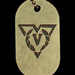 Battlefield V War In The Pacific Gold Dog Tag