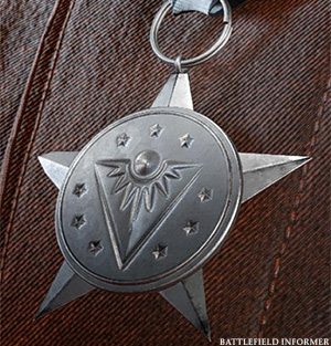 Battlefield V Freedom Star Medal