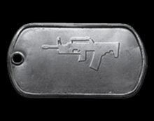 Battlefield 4 A-91 Master Dog Tag