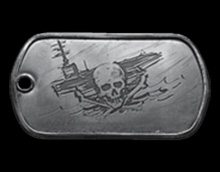 Battlefield 4 Carrier Assault Medal Dog Tag