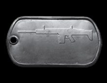 Battlefield 4 SCAR-H SV Master Dog Tag