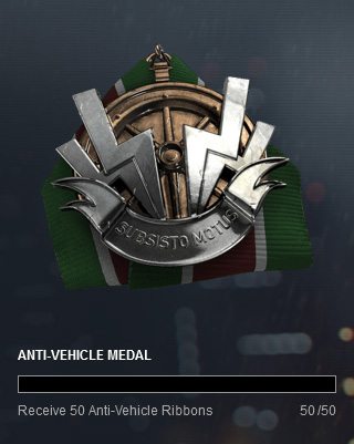 Battlefield 4 Anti-Vehicle Medal