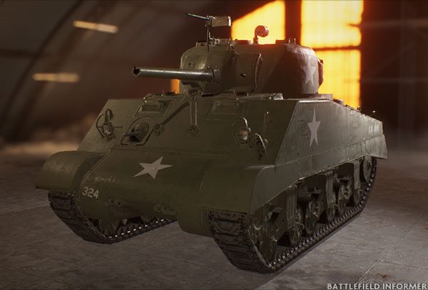 Battlefield V Sherman Tank - USA
