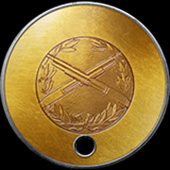 Battlefield 1 Order of The Golden Heart Dog Tag - Front