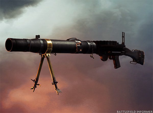 Battlefield 1 Lewis Gun Low weight