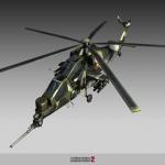 Battlefield 2 WZ-10 - Chinese Helicopter