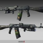 Battlefield 2 AK-101 (Assault Rifle)