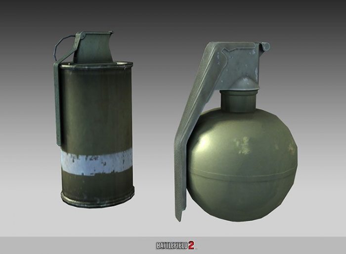 Battlefield 2 Grenades