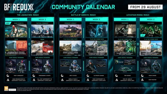Battlefield 2042 Redux Community Calendar