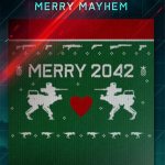 Battlefield 2042 Merry Mayhem Player Card Background