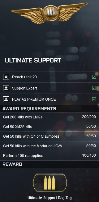Battlefield 4 Ultimate Support Assignment