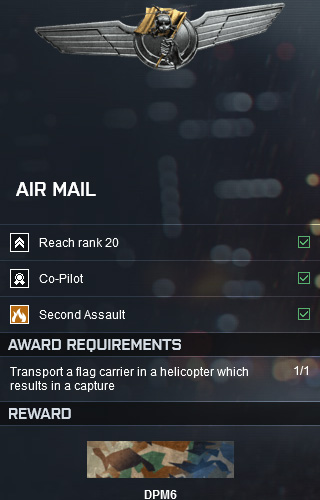Battlefield 4 Air Mail Assignment