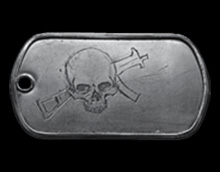 Battlefield 4 PDW Medal Dog Tag