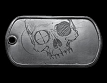 Battlefield 4 Sniper Rifle Medal Dog Tag