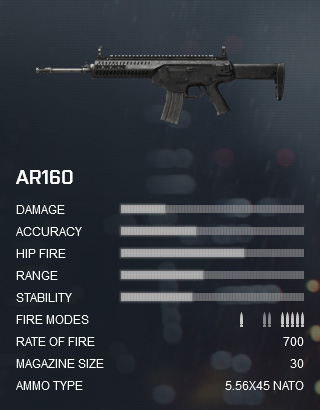 Battlefield 4 AR160