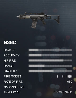 Battlefield 4 G36C