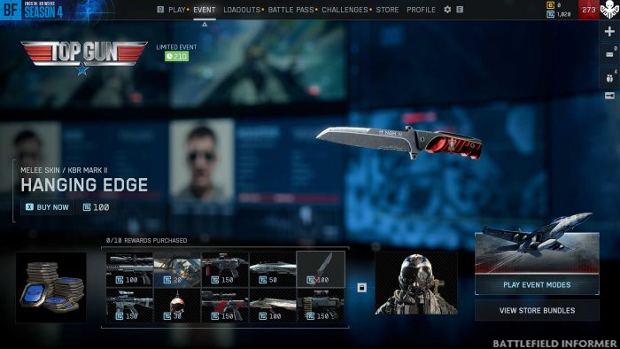 Battlefield 6 KBR Mark II Hanging Edge Skin
