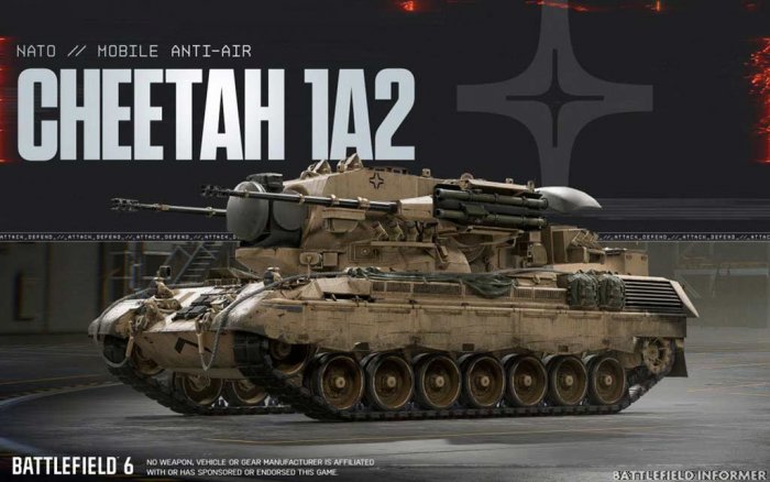 Battlefield 6 Cheetah 1A2