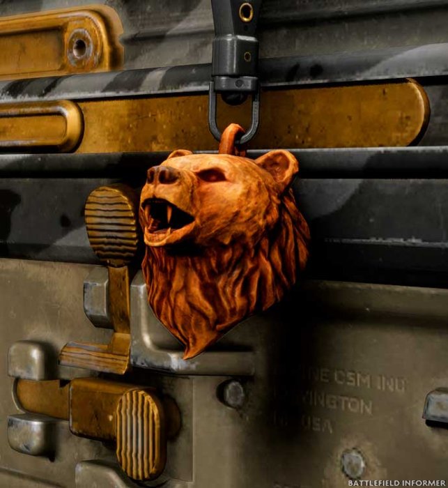 Battlefield 6 Grizzled Grit Weapon Charm