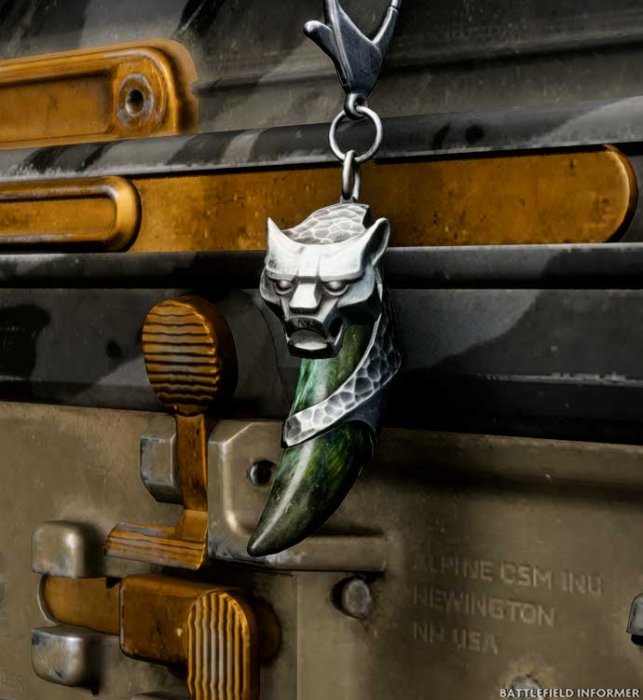 Battlefield 6 Icy Fang Weapon Charm