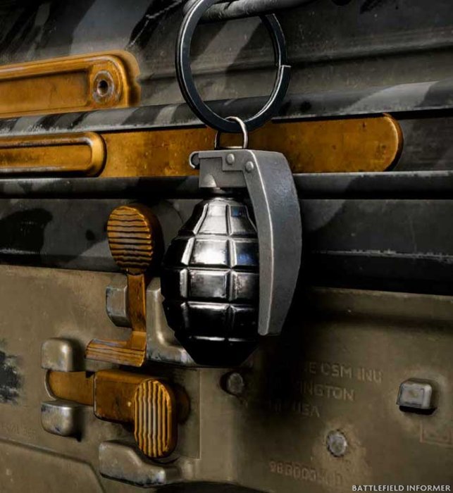 Battlefield 6 Pineapple Weapon Charm
