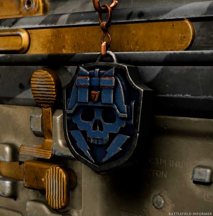 Battlefield 6 Shock Bucket Weapon Charm