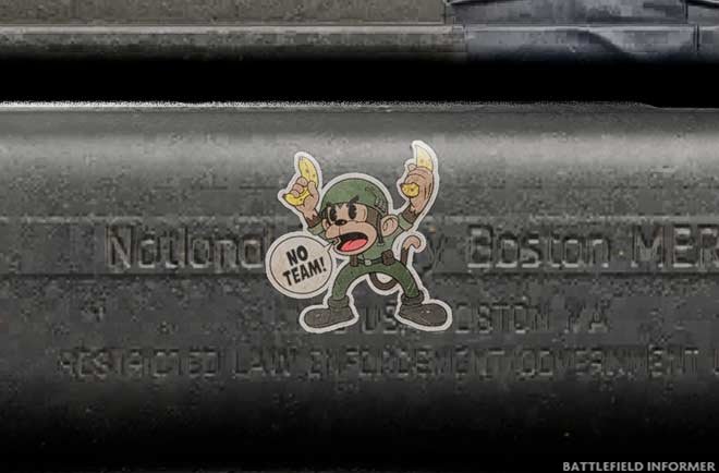 Battlefield 6 Monkeying Around Weapon Sticker