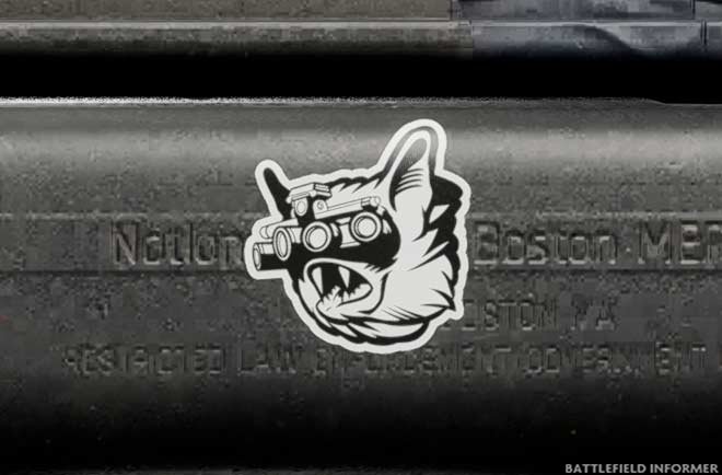 Battlefield 6 Own The Night Weapon Sticker