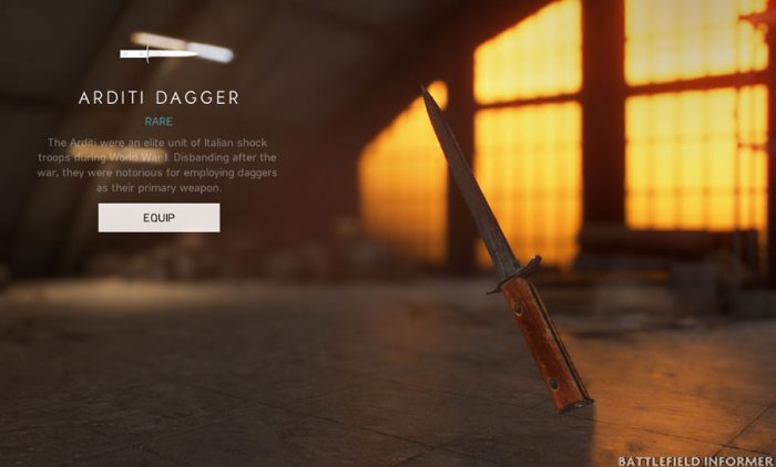 Battlefield V Arditi Dagger