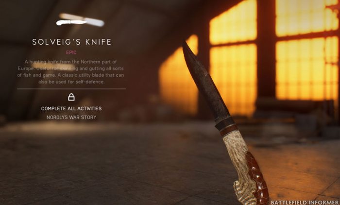 Battlefield V Solveig's Knife